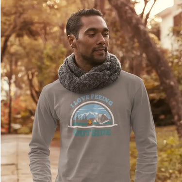 I Love Peeing Outside Men Long Sleeve T-Shirt